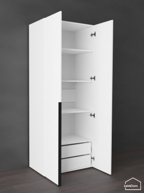 Шкаф Linnea MHR-2-4 2050х800х510 (Белый-М 11.1.2) в Советском - sovetskiy.mebel24.online | фото 6