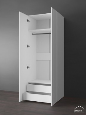 Шкаф Linnea MHR-2PO-3 2050х800х510 (Белый-М 11.1.2) в Советском - sovetskiy.mebel24.online | фото 5