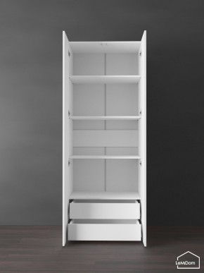 Шкаф Linnea MHR-2PO-4 2050х800х510 (Белый-М 11.1.1) в Советском - sovetskiy.mebel24.online | фото 6