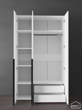 Шкаф Linnea MHR-3-2 2050х1200х510 (Белый-М 11.1.2) в Советском - sovetskiy.mebel24.online | фото 6