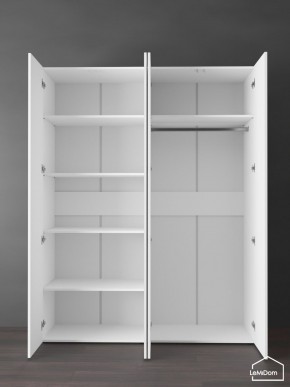 Шкаф Linnea MHR-4PO-1 2050х1600х510 (Белый-М 11.1.2) в Советском - sovetskiy.mebel24.online | фото 4