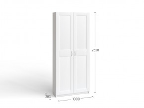 Шкаф МАКС двухстворчатый, цвет белый в Советском - sovetskiy.mebel24.online | фото 3