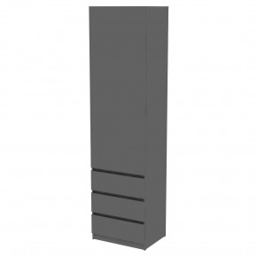 Шкаф Мальта H156 (Графит) в Советском - sovetskiy.mebel24.online | фото