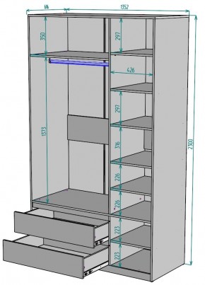 Шкаф Мальта H217 в Советском - sovetskiy.mebel24.online | фото 2