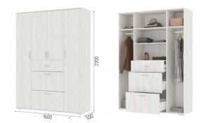 Шкаф Нельсон ШК03 Дуб крафт белый в Советском - sovetskiy.mebel24.online | фото 2
