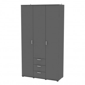 Шкаф Ольга H57 (Графит) в Советском - sovetskiy.mebel24.online | фото