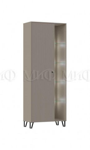 ОЛИВИЯ Шкаф (Глиняный серый/Шарли Мокко) в Советском - sovetskiy.mebel24.online | фото