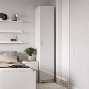 Шкаф ПЕГАС однодверный, цвет белый в Советском - sovetskiy.mebel24.online | фото 4