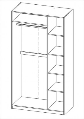 Шкаф ПЕГАС трехдверный, цвет белый в Советском - sovetskiy.mebel24.online | фото