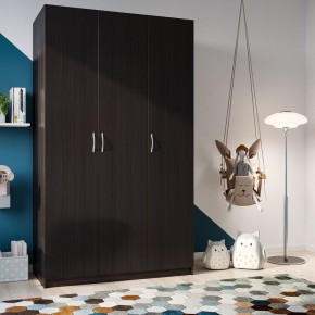 Шкаф ПЕГАС трехдверный, цвет Дуб Венге в Советском - sovetskiy.mebel24.online | фото 2