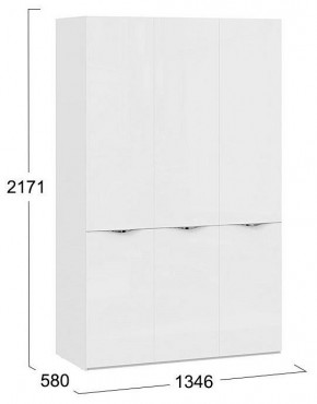 Шкаф платяной Глосс СМ-319.07.431 в Советском - sovetskiy.mebel24.online | фото 4