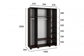 Шкаф платяной Монблан МБ-25К в Советском - sovetskiy.mebel24.online | фото 9