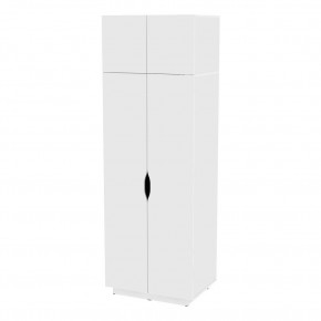 Шкаф "Аврора (H37)" (Белый) в Советском - sovetskiy.mebel24.online | фото