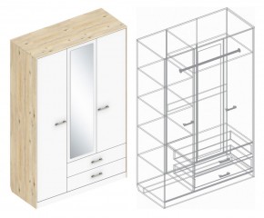 Шкаф "Милана" 3-х створчатый с 2 ящиками в Советском - sovetskiy.mebel24.online | фото 3
