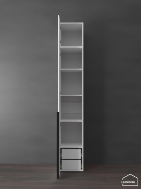 Шкаф с антресолью Linnea MHR-1A-4 2450х400х510 (Белый-М 11.1.2) в Советском - sovetskiy.mebel24.online | фото 6