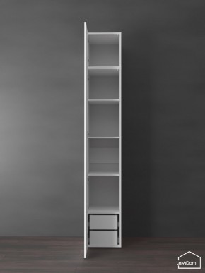 Шкаф с антресолью Linnea MHR-1POA-4 2450х400х510 (Белый-М 11.1.2) в Советском - sovetskiy.mebel24.online | фото 6
