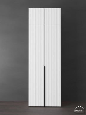 Шкаф с антресолью Linnea MHR-2A-1 2450х800х510 (Белый-М 11.1.1) в Советском - sovetskiy.mebel24.online | фото 4