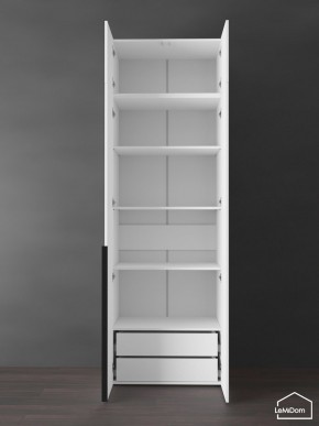 Шкаф с антресолью Linnea MHR-2A-4 2450х800х510 (Белый-М 11.1.1) в Советском - sovetskiy.mebel24.online | фото 6