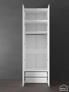 Шкаф с антресолью Linnea MHR-2POA-3 2450х800х510 (Белый-М 11.1.2) в Советском - sovetskiy.mebel24.online | фото 5