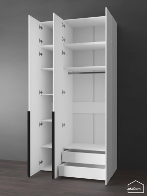 Шкаф с антресолью Linnea MHR-3A-2 2450х1200х510 (Белый-М 11.1.1) в Советском - sovetskiy.mebel24.online | фото 5