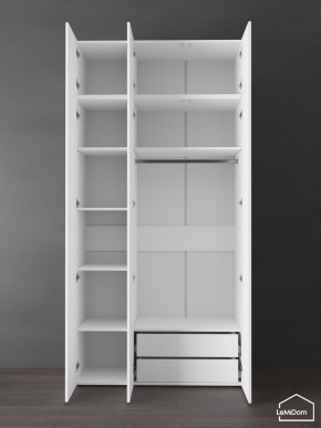 Шкаф с антресолью Linnea MHR-3POA-2 2450х1200х510 (Белый-М 11.1.1) в Советском - sovetskiy.mebel24.online | фото 6