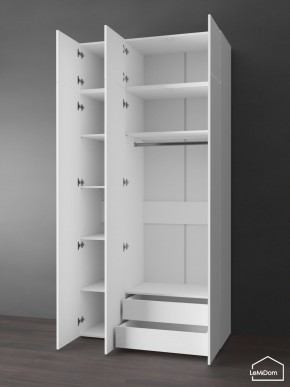 Шкаф с антресолью Linnea MHR-3POA-2 2450х1200х510 (Белый-М 11.1.2) в Советском - sovetskiy.mebel24.online | фото 5