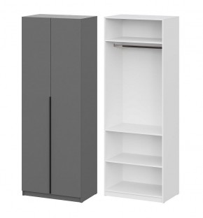 Шкаф ШК-5 + 2 полки (800) Графит серый в Советском - sovetskiy.mebel24.online | фото