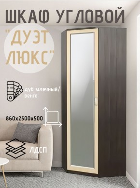 Шкаф угловой Дуэт Люкс с зеркалом в Советском - sovetskiy.mebel24.online | фото 5