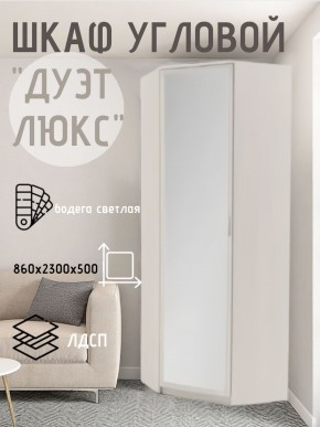 Шкаф угловой Дуэт Люкс с зеркалом в Советском - sovetskiy.mebel24.online | фото 6