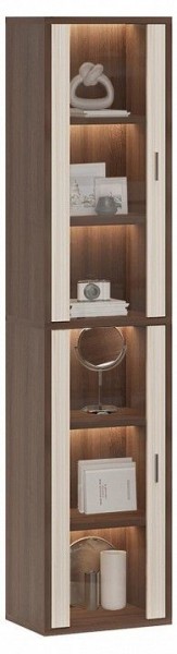 Шкаф-витрина Домино СУ(ш1в2)+2ФС в Советском - sovetskiy.mebel24.online | фото 2