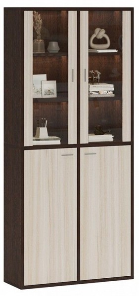 Шкаф-витрина Домино СУ(ш2в2)+2ФС+2ФГ в Советском - sovetskiy.mebel24.online | фото 2