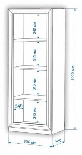 Шкаф-витрина Нобиле ВтН-ФС-ФГ в Советском - sovetskiy.mebel24.online | фото 2