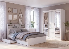 Спальня Симпл (белая) модульная в Советском - sovetskiy.mebel24.online | фото