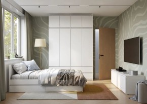 Спальня Симпл (белая) модульная в Советском - sovetskiy.mebel24.online | фото 49