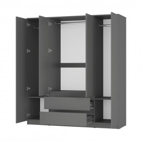 Спальня Симпл (графит) модульная в Советском - sovetskiy.mebel24.online | фото 41