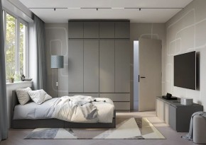 Спальня Симпл (графит) модульная в Советском - sovetskiy.mebel24.online | фото 52