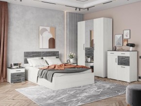 Спальня Теана Ясень Анкор светлый/Мрамор дарк в Советском - sovetskiy.mebel24.online | фото