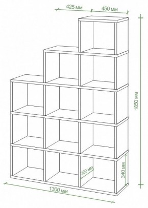 Стеллаж Бартоло СЛД 5 в Советском - sovetskiy.mebel24.online | фото 2