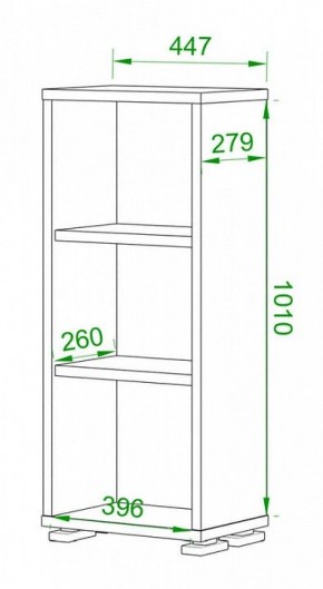 Стеллаж Домино нельсон ПУ-10-1 в Советском - sovetskiy.mebel24.online | фото 2