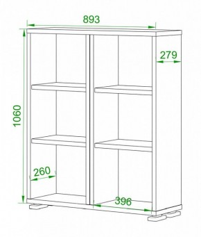 Стеллаж Домино нельсон ПУ-50-1 в Советском - sovetskiy.mebel24.online | фото 2