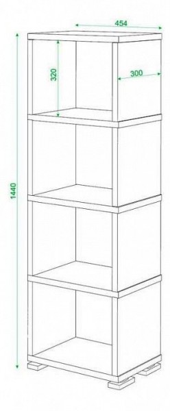 Стеллаж Домино СБ-15/4 в Советском - sovetskiy.mebel24.online | фото 3