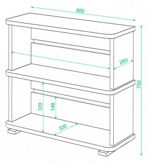 Стеллаж Домино СБ-25/2 в Советском - sovetskiy.mebel24.online | фото 3