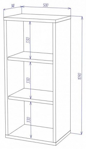 Стеллаж Домино СУ(ш1в1) в Советском - sovetskiy.mebel24.online | фото 2