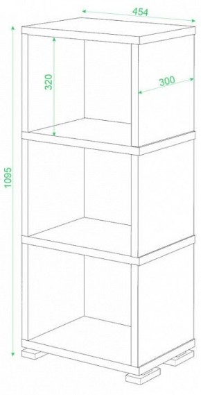 Стеллаж-колонка Домино СБ-15/3 в Советском - sovetskiy.mebel24.online | фото 2