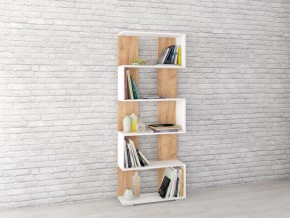 Стеллаж Ромео-1 Дуб крафт золотой/Белый в Советском - sovetskiy.mebel24.online | фото