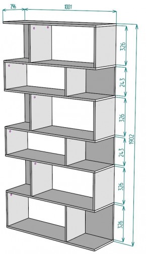 Стеллаж S10 в Советском - sovetskiy.mebel24.online | фото 2