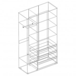 СТИЛ Шкаф 3-ств с 3 ящиками в Советском - sovetskiy.mebel24.online | фото 2