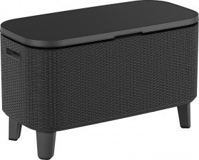 Стол Беви Бар (Bevy Bar Large Cool Bar), графит в Советском - sovetskiy.mebel24.online | фото 2