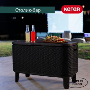 Стол Беви Бар (Bevy Bar Large Cool Bar), коричневый в Советском - sovetskiy.mebel24.online | фото 4