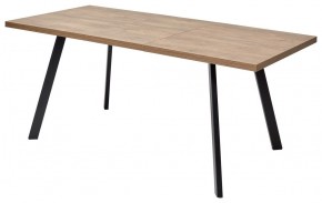 Стол BRICK M 140 Дуб Канзас/ Черный М-City в Советском - sovetskiy.mebel24.online | фото 1